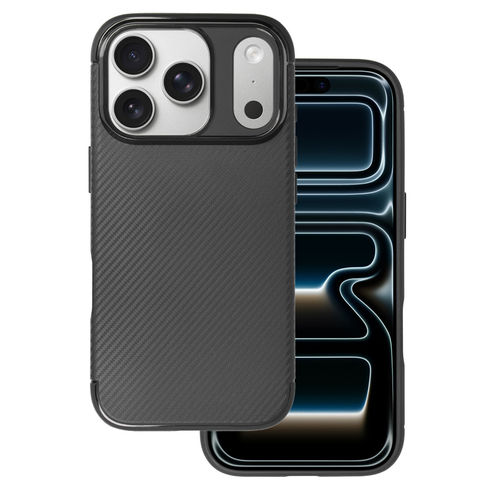 Levně Zadní kryt Tel Protect Carbon Elite pro iPhone 17 Pro Black