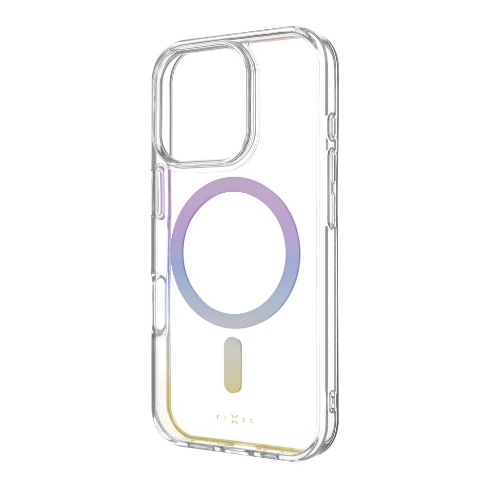 Levně Zadní kryt FIXED MagRainbow s podporou MagSafe pro Apple iPhone 17 Pro, duhový