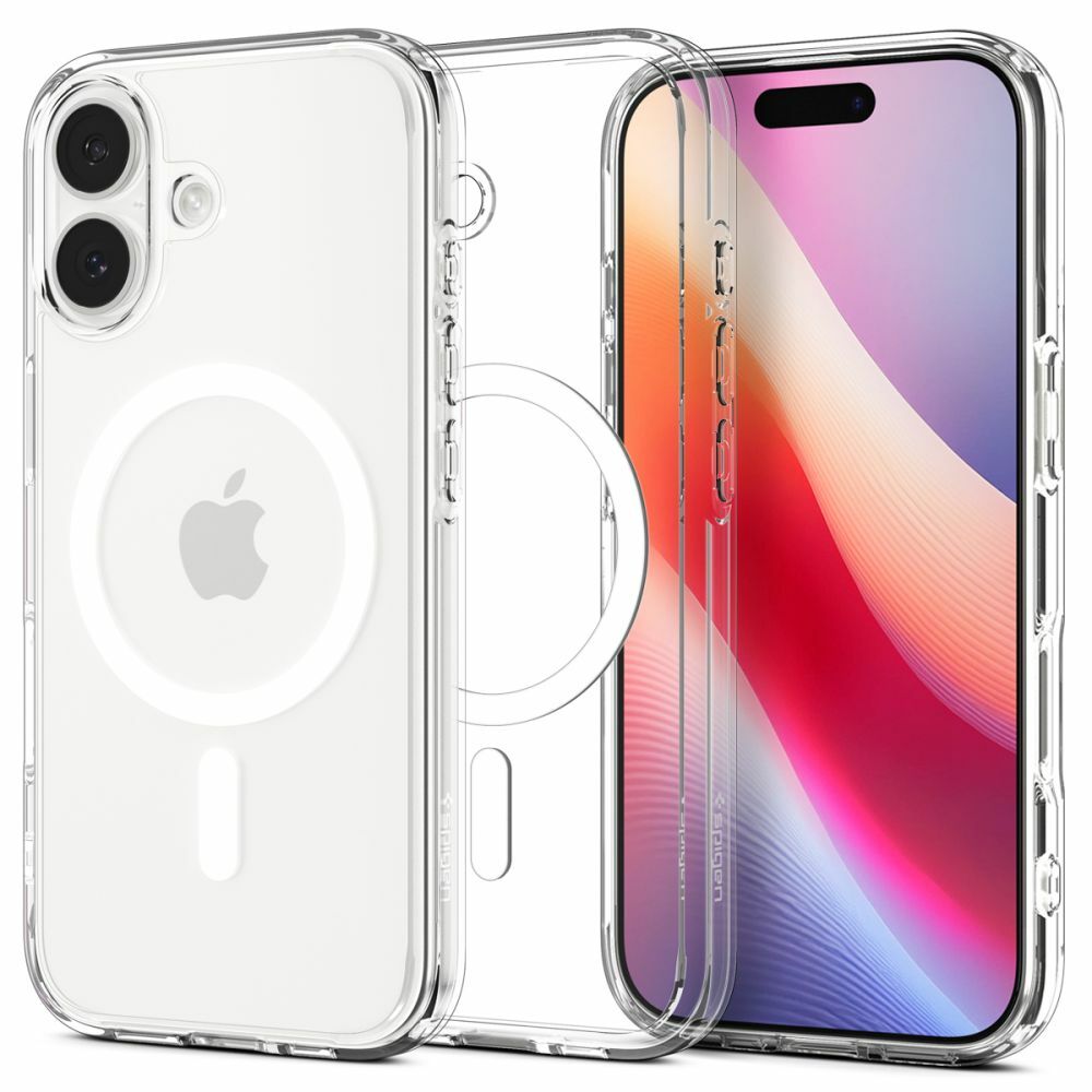 Levně Zadní kryt SPIGEN Ultra Hybrid Mag Magsafe ACS10380 pro iPhone 17 - Clear/White
