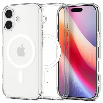Zadní kryt SPIGEN Ultra Hybrid Mag Magsafe ACS10380 pro iPhone 17 - Clear/White