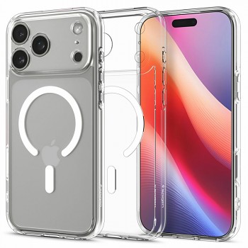 Zadní kryt SPIGEN Ultra Hybrid Mag Magsafe ACS10282 pro iPhone 17 Pro Max - Clear/White