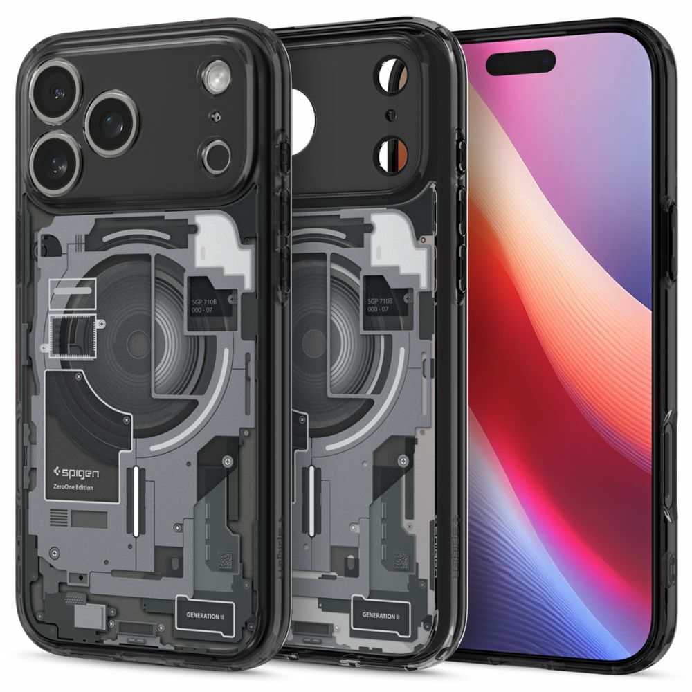 Levně Zadní kryt SPIGEN Ultra Hybrid Mag Magsafe ACS10353 pro iPhone 17 Pro - Zero One Black