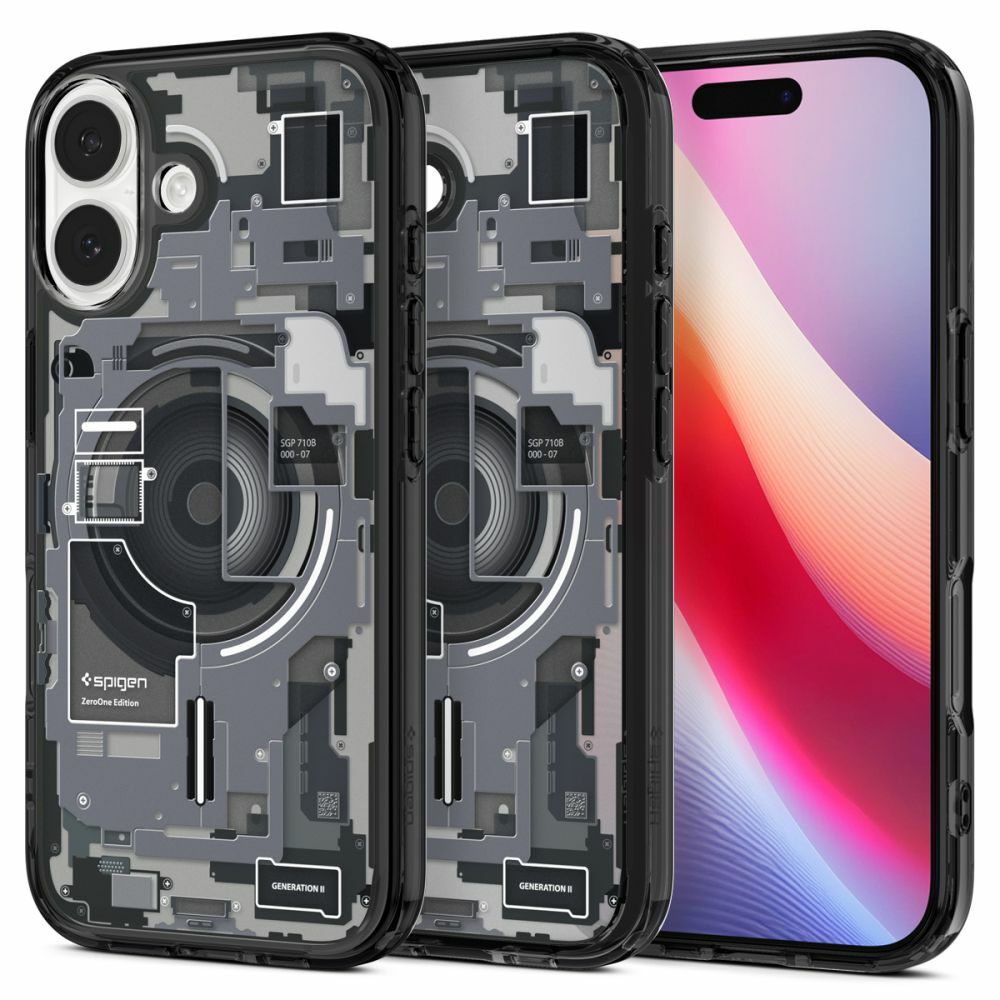 Levně Zadní kryt SPIGEN Ultra Hybrid Mag Magsafe ACS10353 pro iPhone 17 - Zero One Black