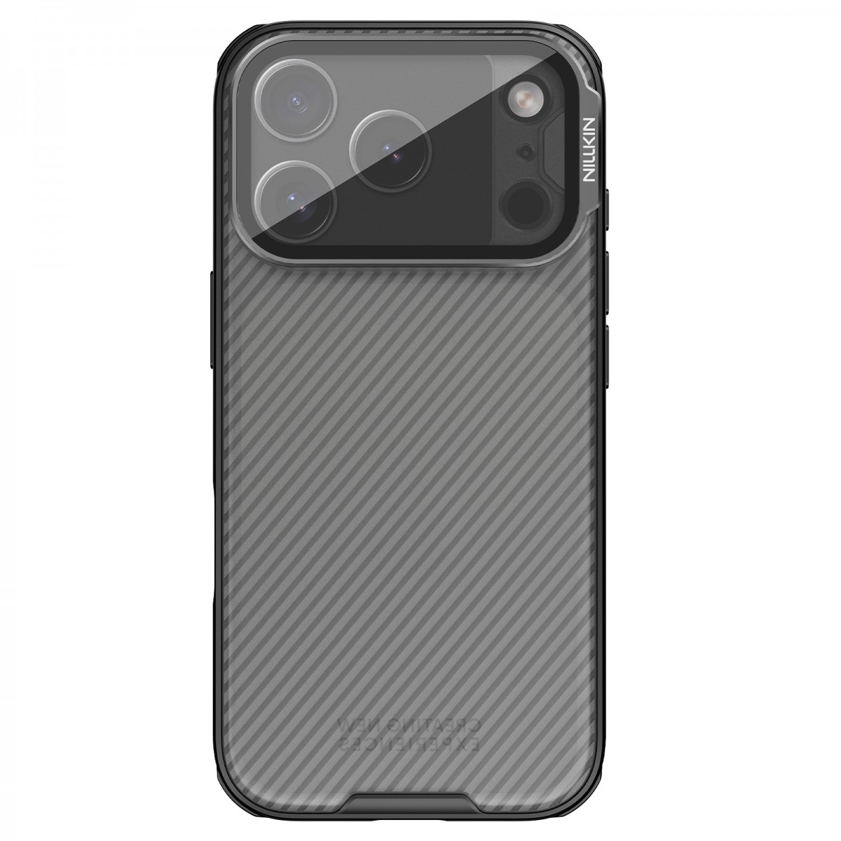 Levně Zadní kryt Nillkin CamShield Prop pro Apple iPhone 17 Pro Transparent Black