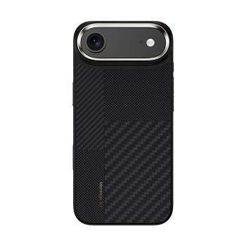 Zadní kryt Benks Montage Magnetic Armor Pro Kevlar Metal Frame 600D+1500D (MA68) pro iPhone Air black (Camera Control Button)