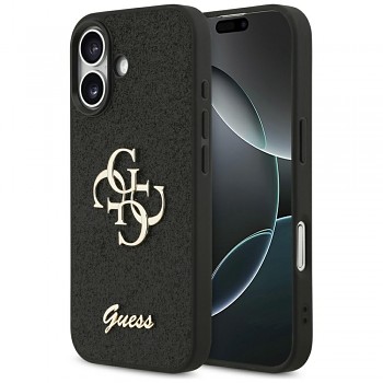 Zadní kryt GUESS 4G Strap 4G Classic Logo pro iPhone 17 black
