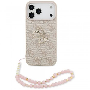 Zadní kryt GUESS 4G Strap 4G Classic Logo pro iPhone 17 Pro Max pink