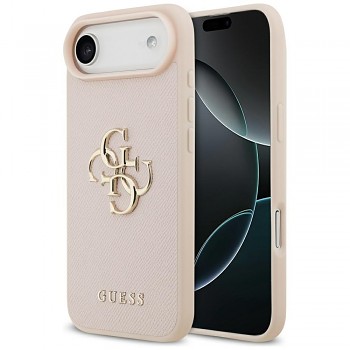 Zadní kryt GUESS Grained Big 4G & Classic Logo pro iPhone Air pink