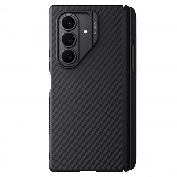 Zadní kryt Nillkin Synthetic Fiber PRO Magnetic Pen Slot pro Samsung Galaxy Z Fold 7 Black