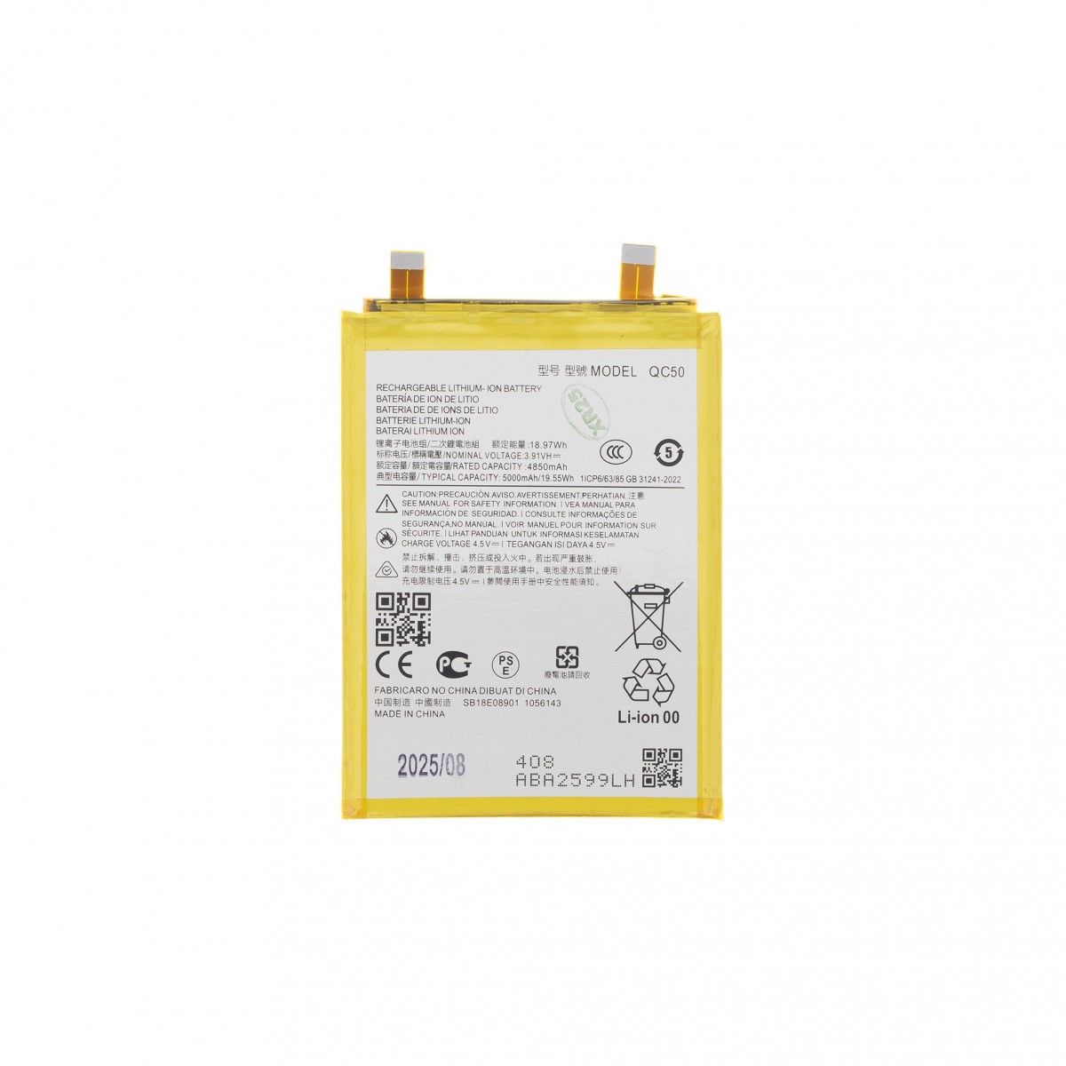 Levně Baterie QC50 pro Motorola 5000mAh (OEM)