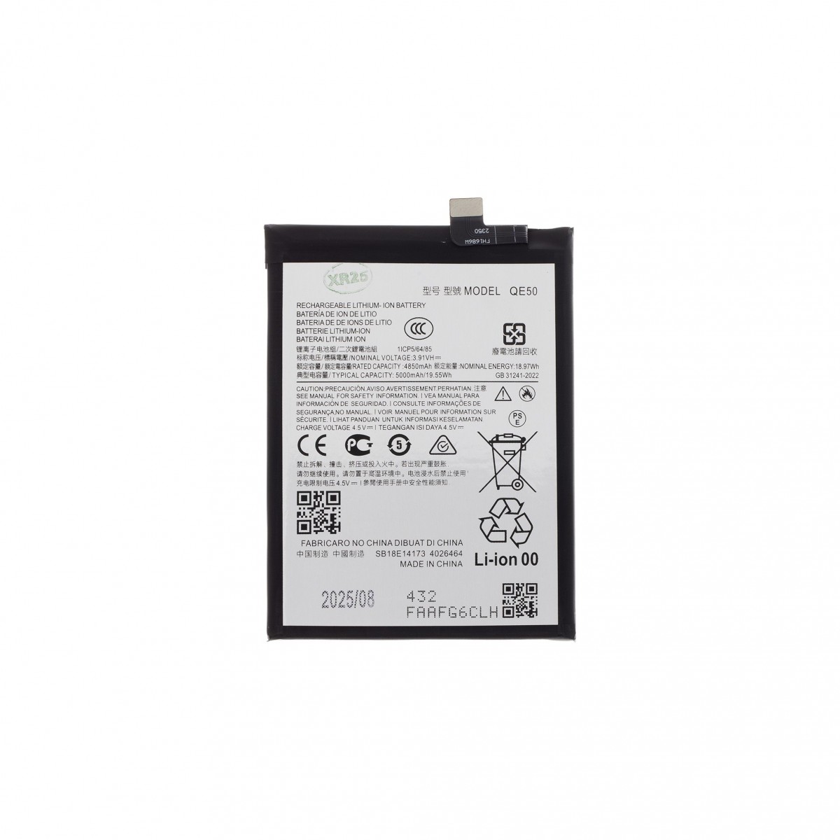 Levně Baterie QE50 pro Motorola 5000mAh (OEM)
