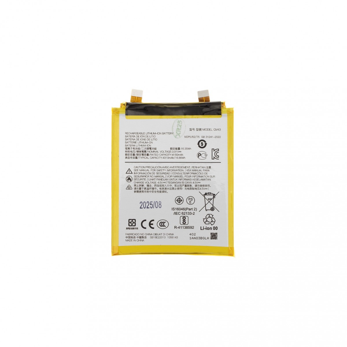 Levně Baterie QV43 pro Motorola 4310mAh (OEM)