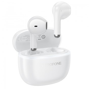 Bezdrátová sluchátka Borofone TWS Bluetooth FQ11 Sound white