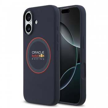 Zadní kryt Red Bull Silicone Red Ring MagSafe pro iPhone 17 Navy