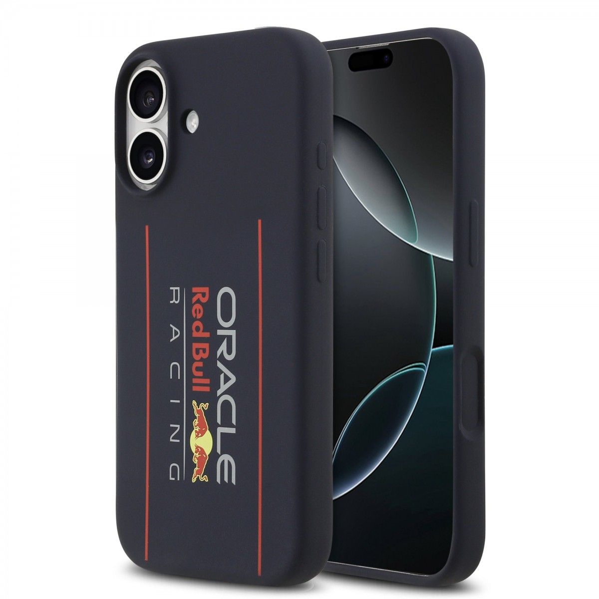 Levně Zadní kryt Red Bull Silicone Vertical Logo MagSafe pro iPhone 17 Navy