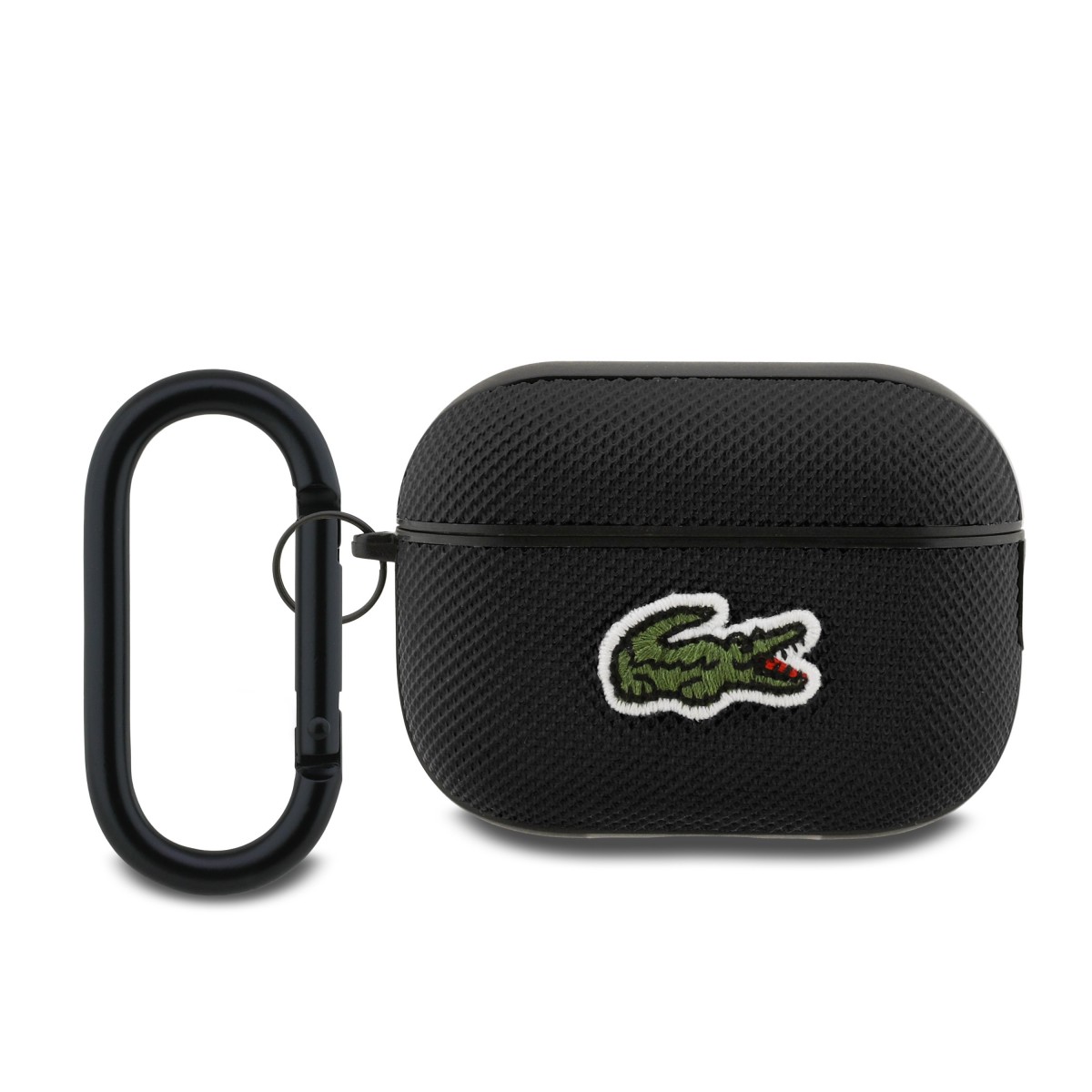 Levně Pouzdro Lacoste Petit Pique Croc Logo Patch pro AirPods Pro 2 Black