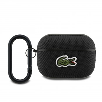 Pouzdro Lacoste Petit Pique Croc Logo Patch pro AirPods Pro 2 Black