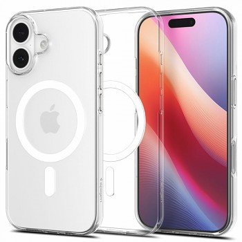 Zadní kryt SPIGEN Liquid Crystal Mag Magsafe ACS10397 pro iPhone 17 - Clear-White
