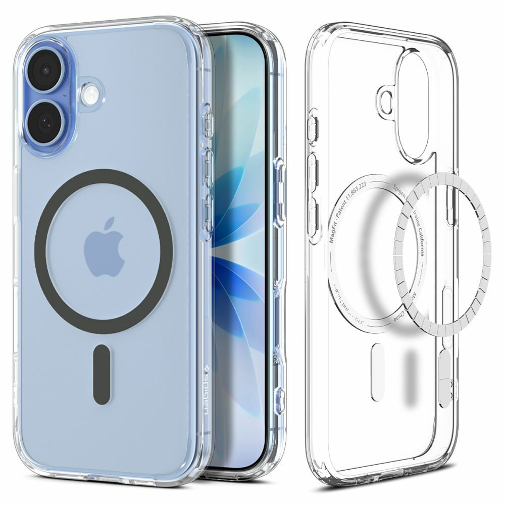 Levně Zadní kryt SPIGEN Ultra Hybrid Mag Magsafe ACS10381 pro iPhone 17 - Clear-Graphite
