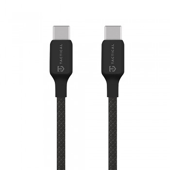 Datový kabel Tactical Stitch Thread USB-C - USB-C 0.3m Black
