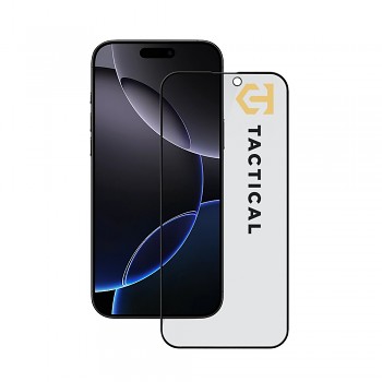 Tvrzené sklo Tactical Glass Shield Privacy Stealth 5D pro Apple iPhone 16 Pro Max Black