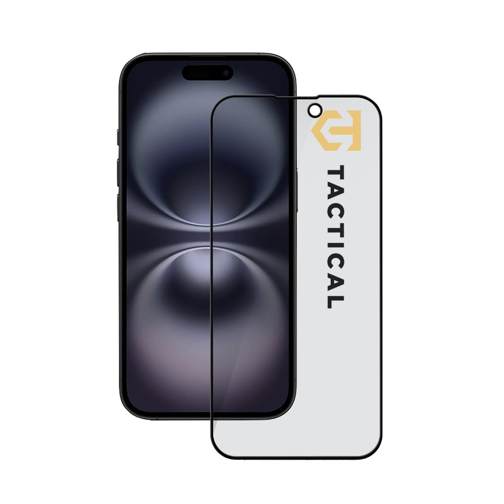 Levně Tvrzené sklo Tactical Glass Shield Privacy Stealth 5D pro Apple iPhone 15-16 Black