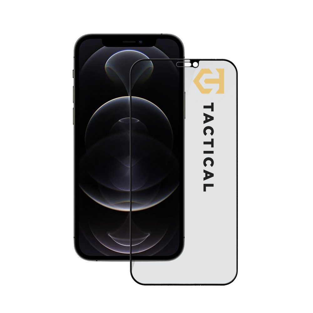 Levně Tvrzené sklo Tactical Glass Shield Privacy Stealth 5D pro Apple iPhone 12-12 Pro Black
