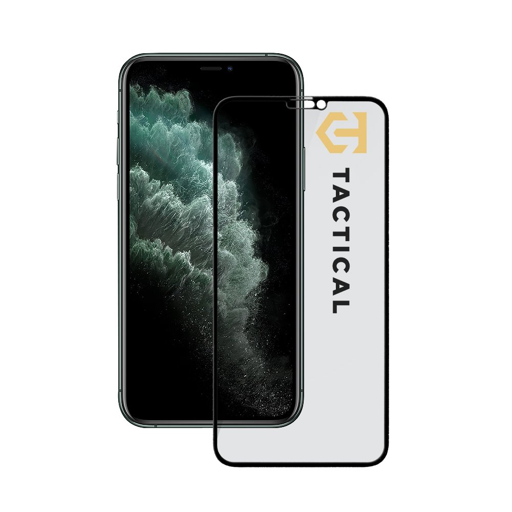 Levně Tvrzené sklo Tactical Glass Shield Privacy Stealth 5D pro Apple iPhone 11 Pro-XS-X Black