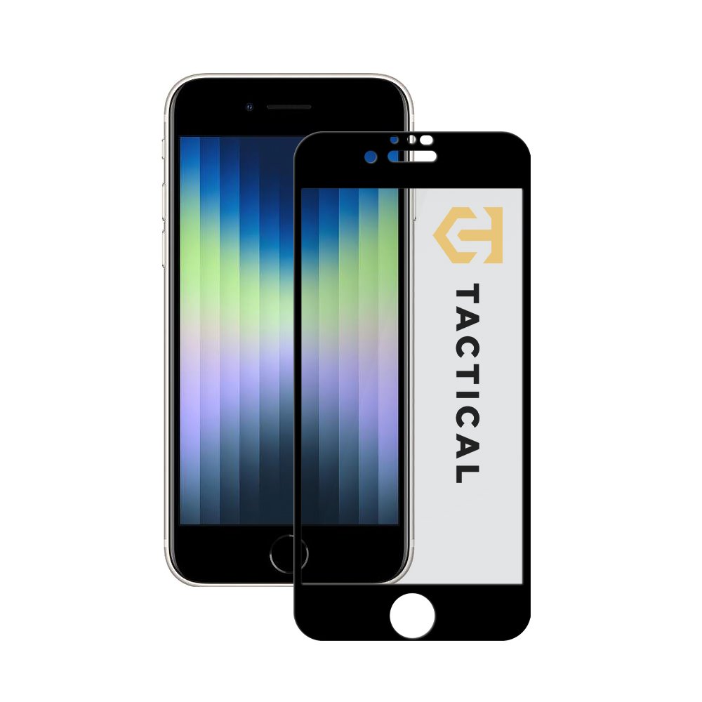 Levně Tvrzené sklo Tactical Glass Shield Privacy Stealth 5D pro Apple iPhone SE 2020-SE 2022-8-7 Black
