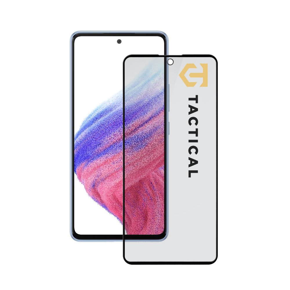 Levně Tvrzené sklo Tactical Glass Shield Privacy Stealth 5D pro Samsung Galaxy A52-A52s 5G-A53 5G Black