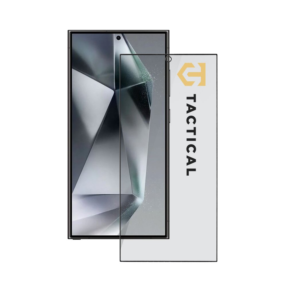 Levně Tvrzené sklo Tactical Glass Shield Privacy Stealth 5D pro Samsung Galaxy S24 Ultra Black