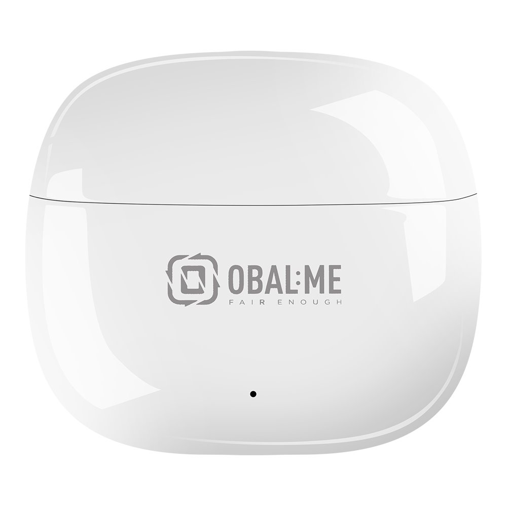 Levně Bezdrátová sluchátka OBAL:ME Flow True Wireless White