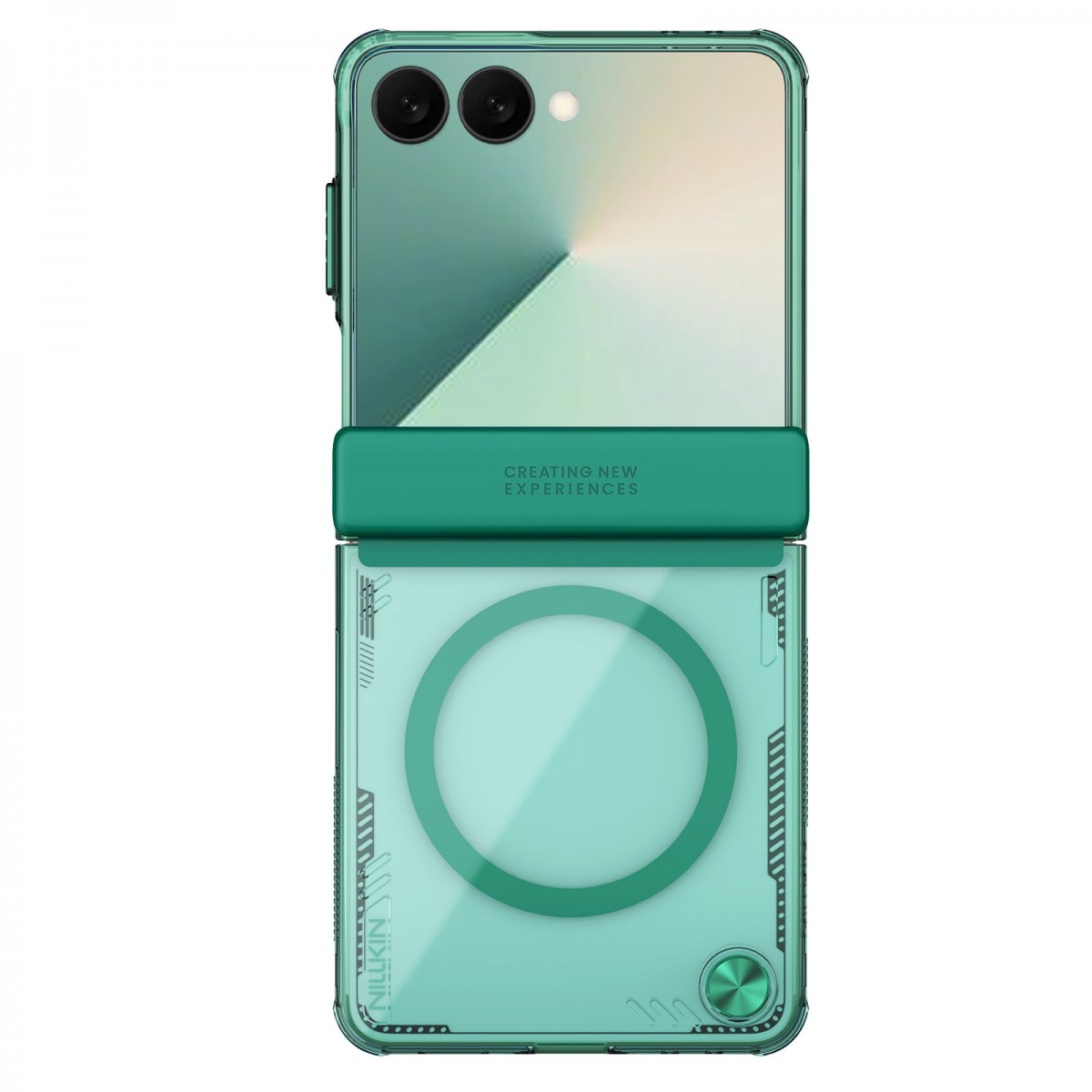Levně Zadní kryt Nillkin Iceblade Magnetic pro Samsung Galaxy Z Flip 7 Green