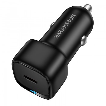 Adaptér do auta Borofone BZ34A Cloud s funkcí rychlonabíjení USB-C PD 20W černý