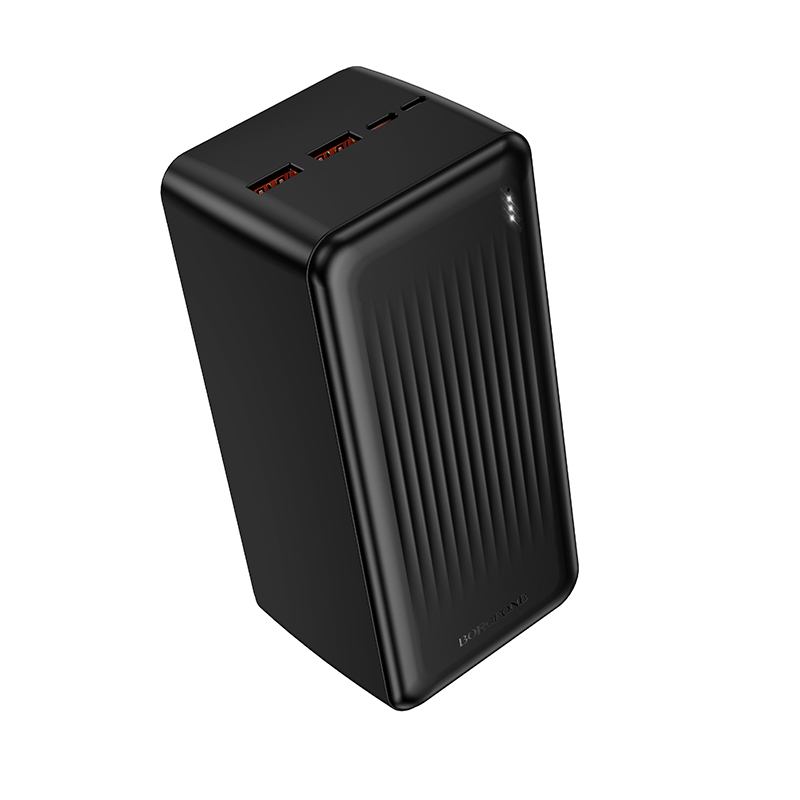 Levně Powerbank Borofone 50000mAh BJ80C Clever - 2xUSB-A + USB-C - QC 3.0 22,5W PD 20W černá