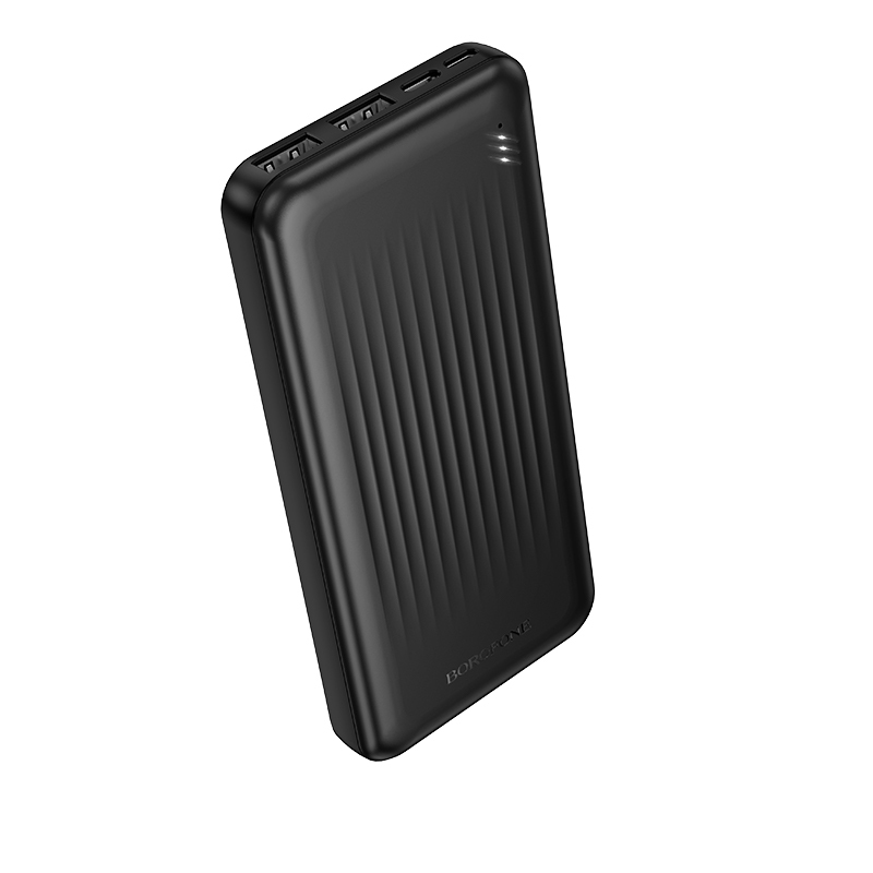 Levně Powerbank Borofone 10000mAh BJ78 Clever 2xUSB-A černá