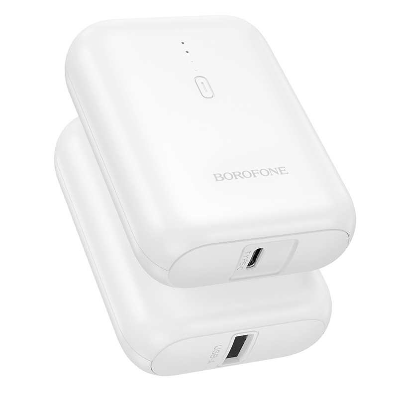 Levně Powerbank Borofone 5000mAh BJ81 Stability USB-A bílá