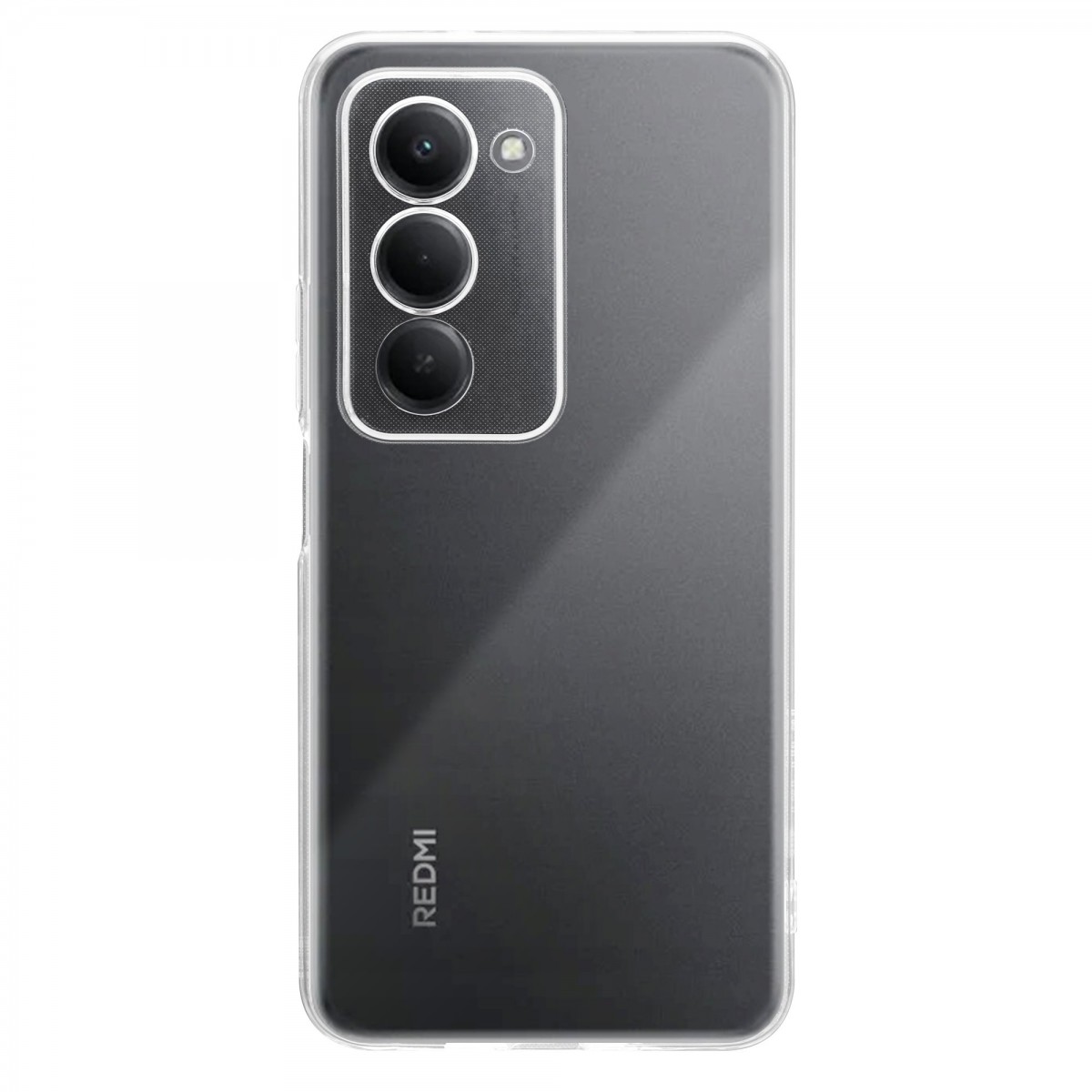 Levně Zadní kryt Tactical TPU pro Xiaomi Redmi 15 Transparent