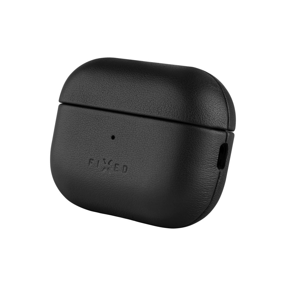 Levně Kožené pouzdro FIXED PodsLeather pro Apple AirPods 3, černé
