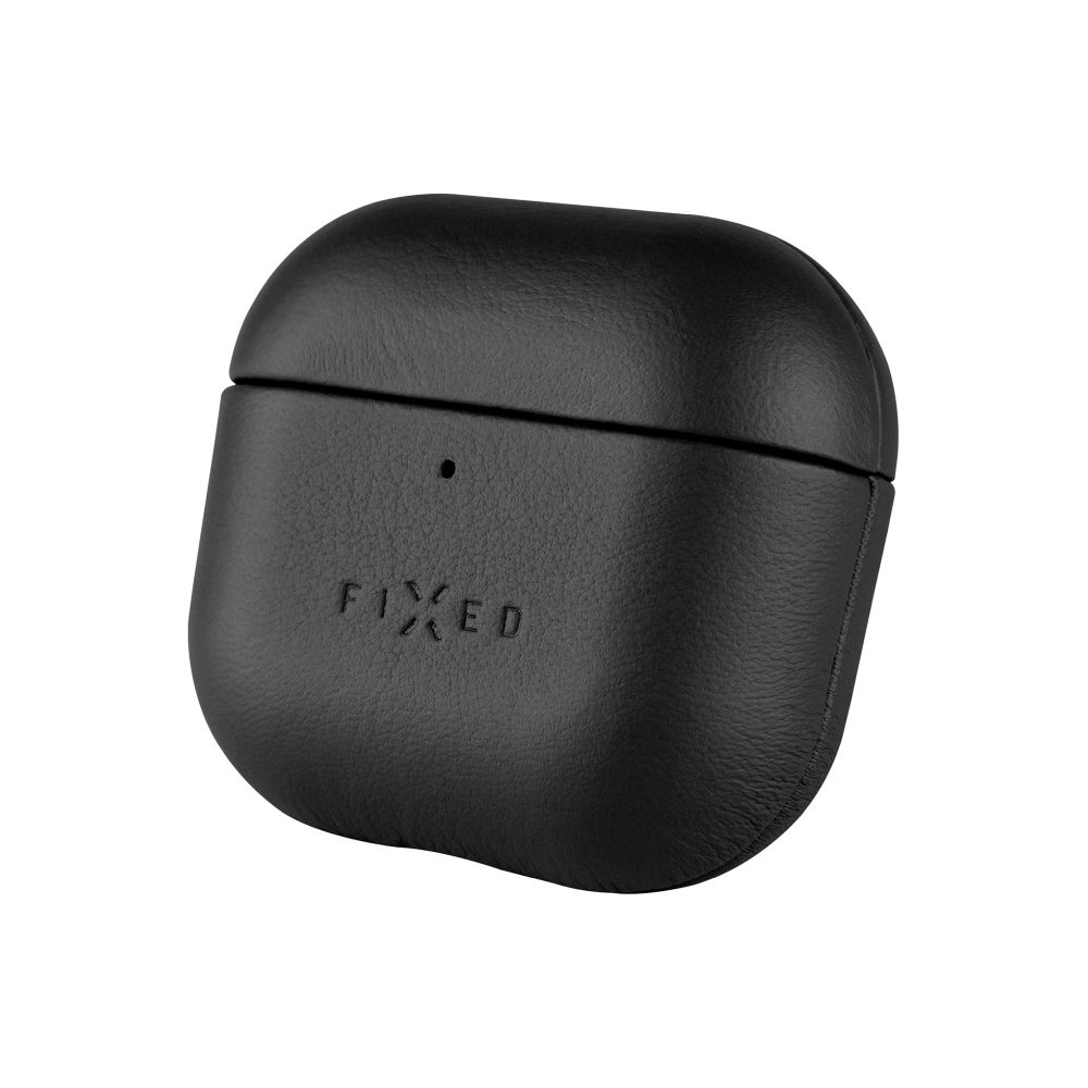 Levně Kožené pouzdro FIXED PodsLeather pro Apple AirPods 4, černé