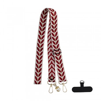 Šňůrka na mobil FZ-1 red