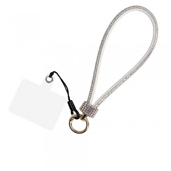 Šňůrka na mobil FZ-4 rainbow-silver