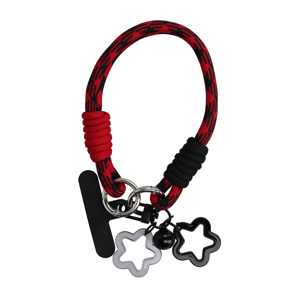 Levně Šňůrka na mobil FZ-11 black-red