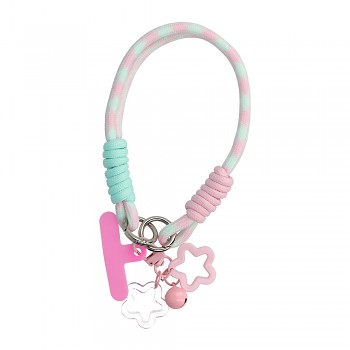 Šňůrka na mobil FZ-11 light pink-blue