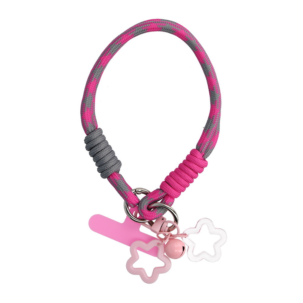 Levně Šňůrka na mobil FZ-11 grey-pink