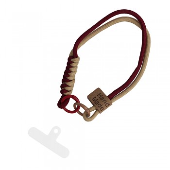 Šňůrka na mobil FZ-14 red-beige