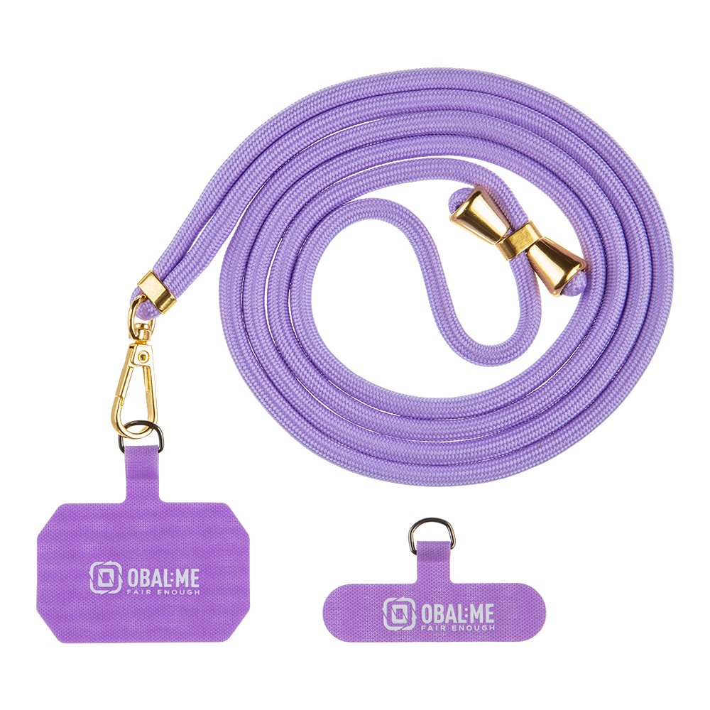 Levně Popruh OBAL:ME NeckTag Allure na Telefon Purple