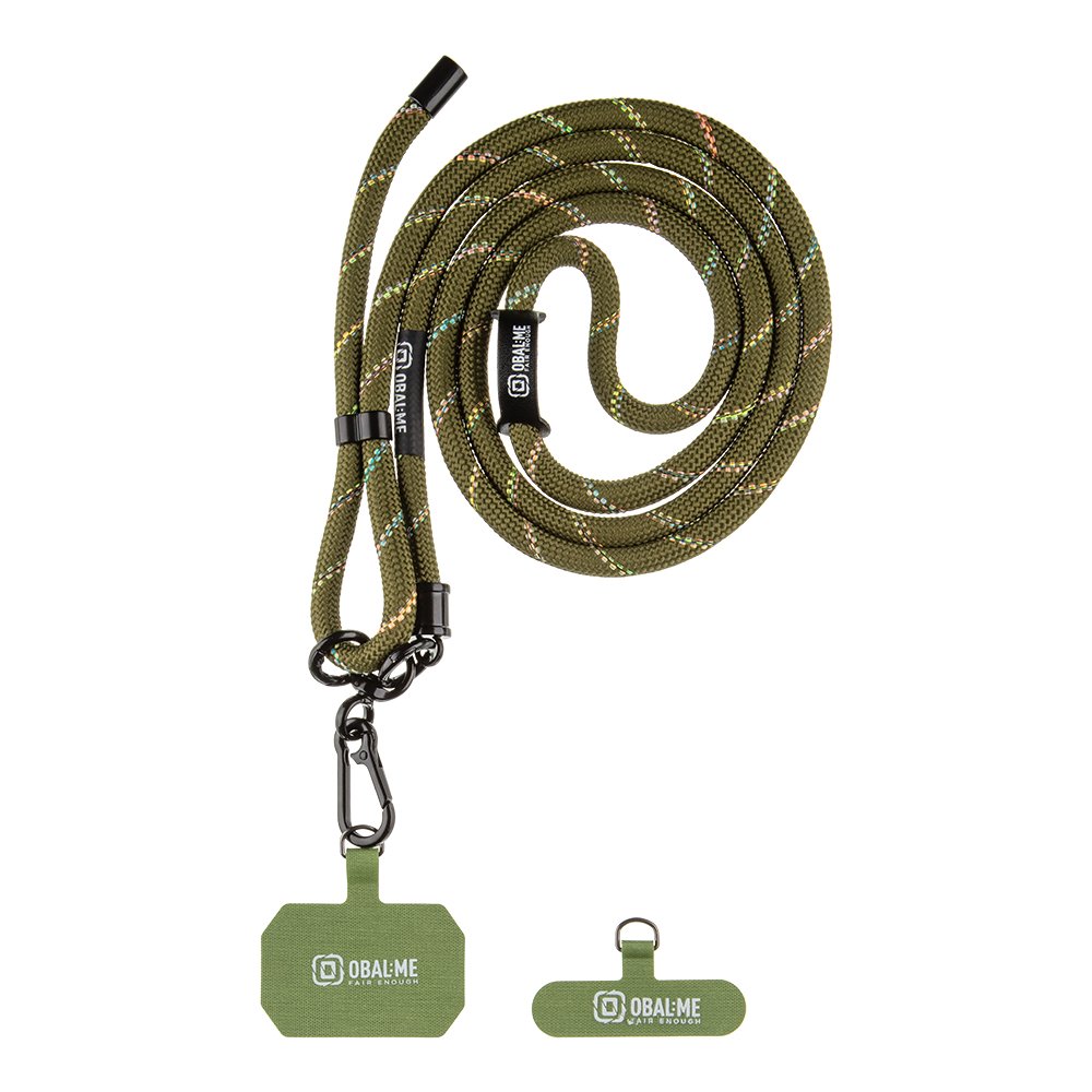 Levně Popruh OBAL:ME NeckTag na Telefon Army Green