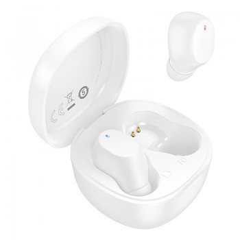 Bezdrátová sluchátka Borofone TWS Bluetooth BW97 Clear bílá