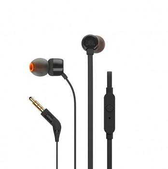 In-ear sluchátka JBL T160 3,5mm černá